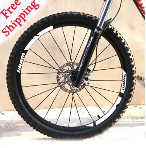 Наклейки на колеса велосипеда SRAM mtb, велосипедные наклейки, аксессуары для велоспорта, виниловые наклейки для защиты от солнца для шоссейного велосипеда