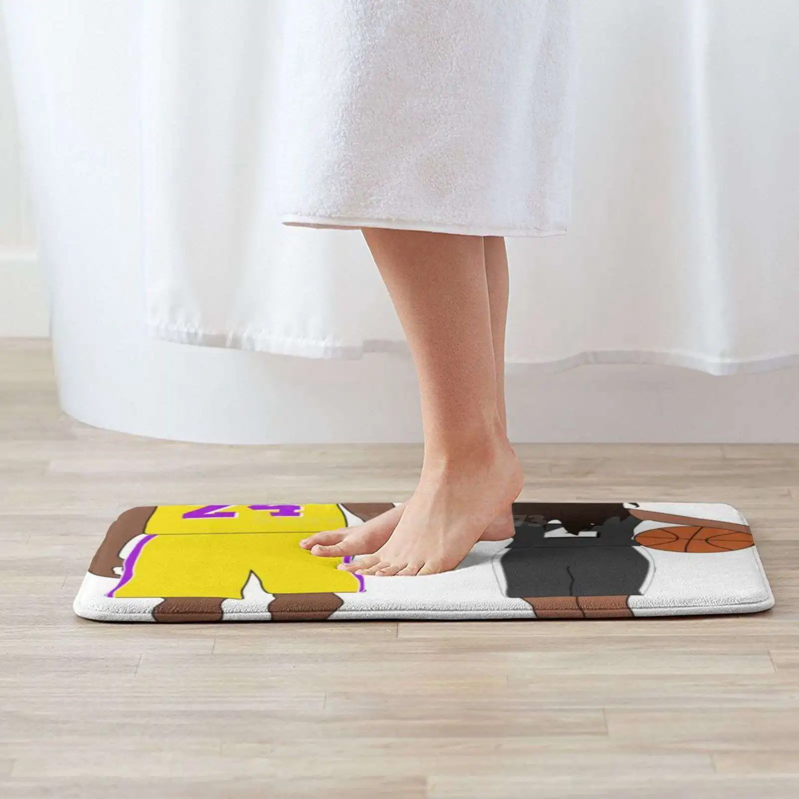 И мягкий домашний Противоскользящий коврик Gigi Брайант ковер и Rip | Дом сад