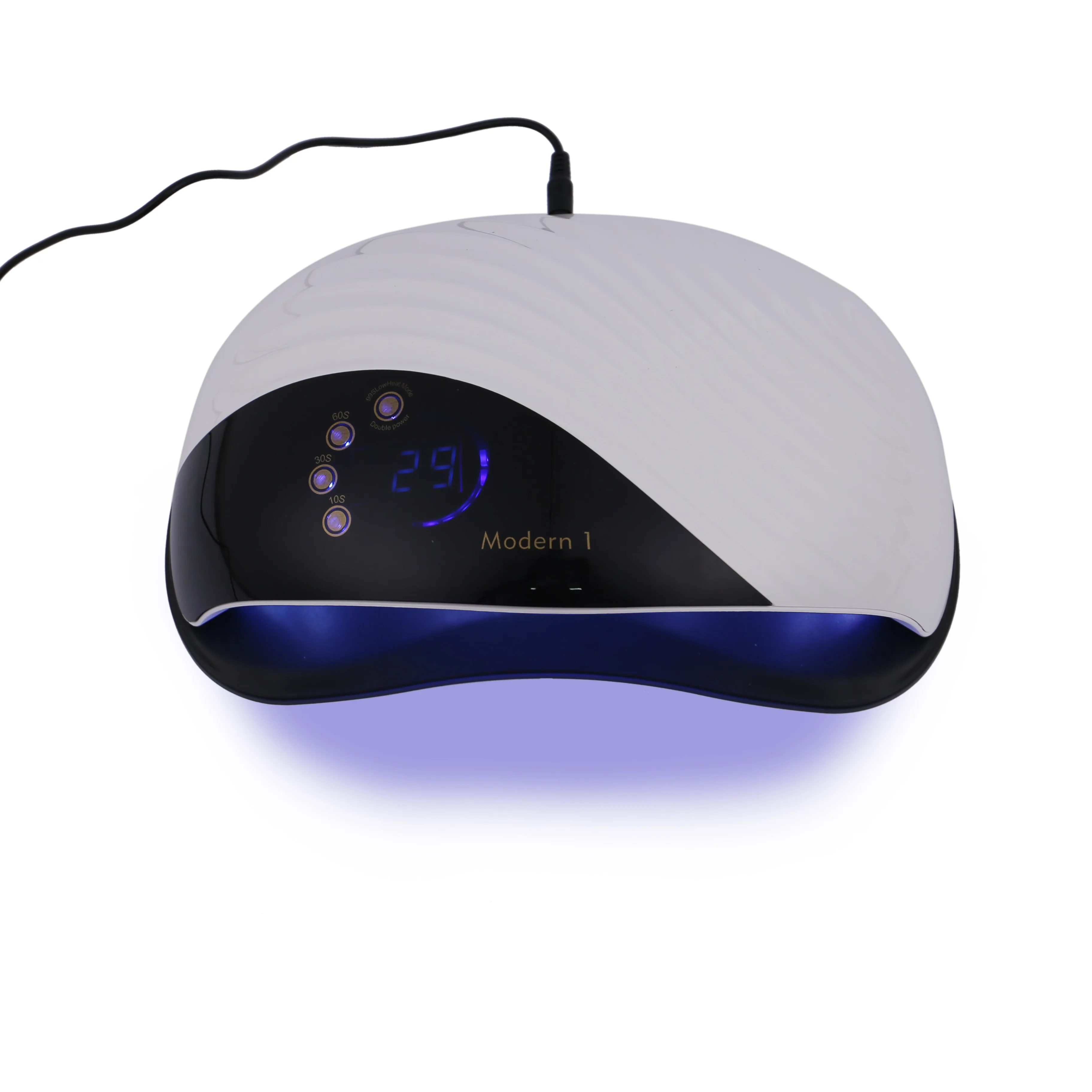 120W Modern1 Новая ультрафиолетовая Светодиодная лампа для сушки ногтей с вентилятором для маникюра, гелевая лампа для ногтей, инфракрасная индукция, быстрая сушка, лампа для всех ногтей - Цвет: 120W Modern1