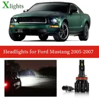 Xlights Led Headlight Bulb для Ford Mustang 2005 2006 2007 High Low Beam Canbus Автомобильная фара лампа аксессуары 12 В 24 В 6000 К