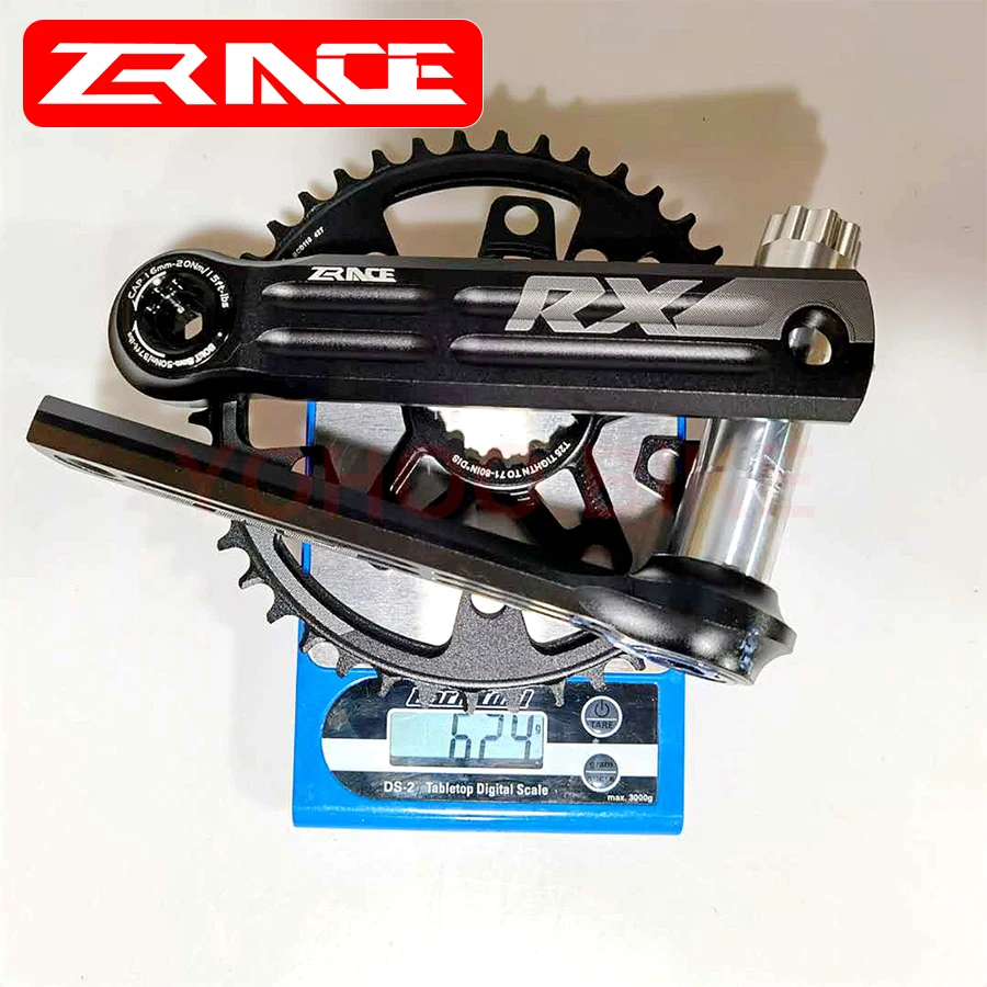 

ZRACE Bike RX Single Speed Crankset Bicycle Crank Chainset 170/172.5/175mm 40T/42T/44T for gravel-bikes Cyclo-Cross DUB BB29