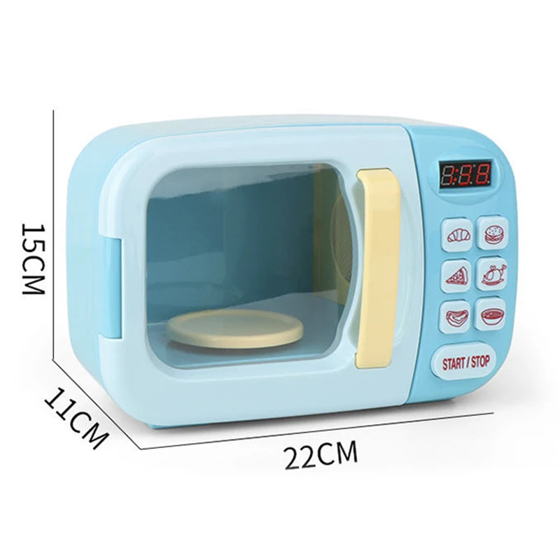 

Mini Kitchen Food Pretend Play Role Playing Kid's Kitchen Toys Simulation Microwave Oven Educational Toys For Girl Children Gift