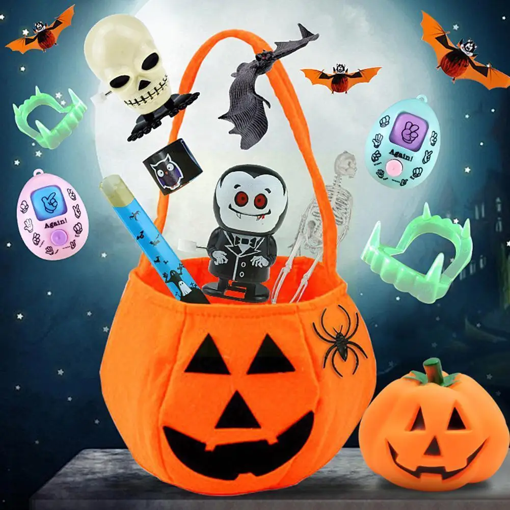

2021 Halloween Toy Set Cartoon Kids Children Playing Festival Tricky Decoration Set Small Halloween Games Toys Party Toy B7j4