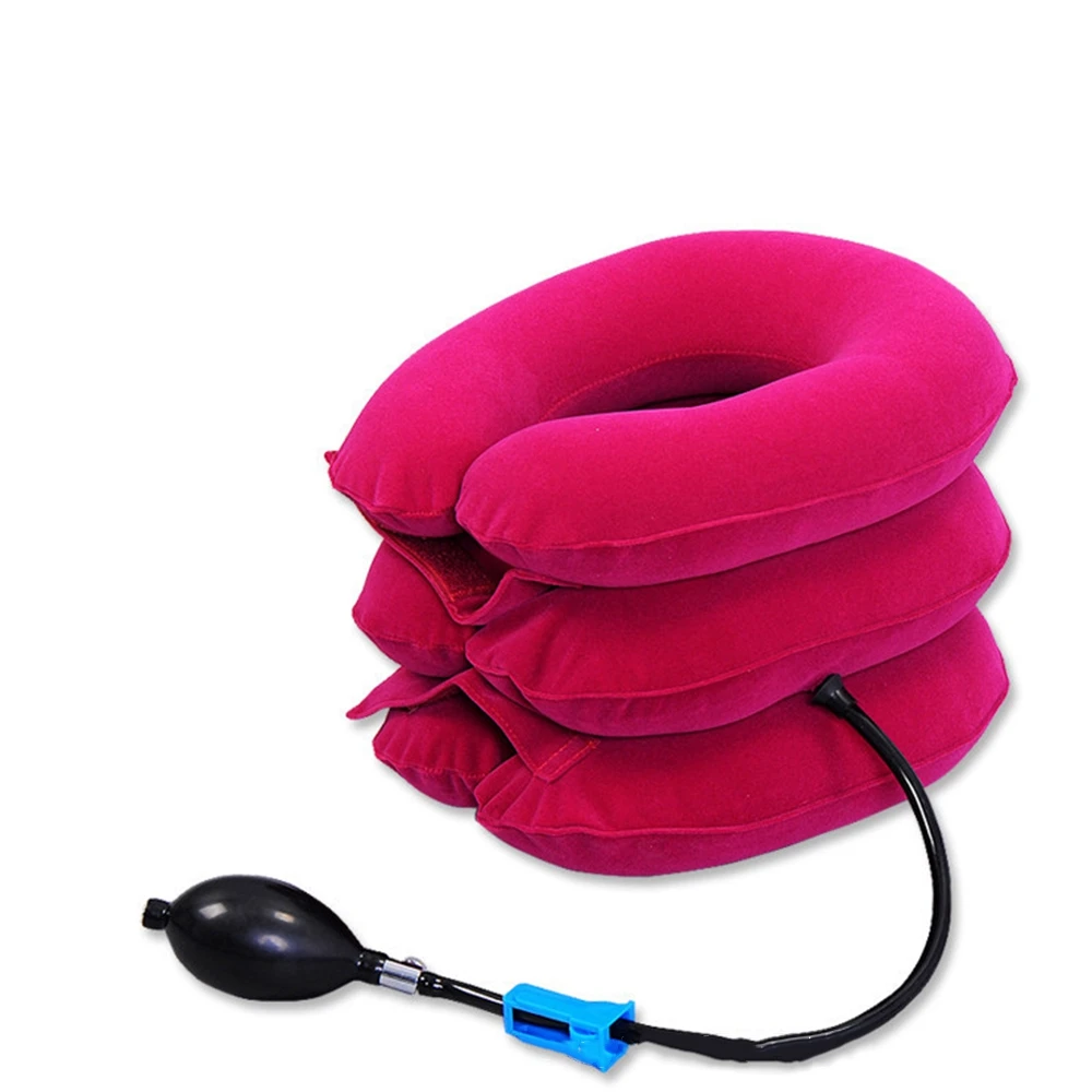 

Inflatable Neck Cervical Vertebra Traction Soft Neck Tractor For Headache Head Back Shoulder Pain Relieve Health Care Pillow