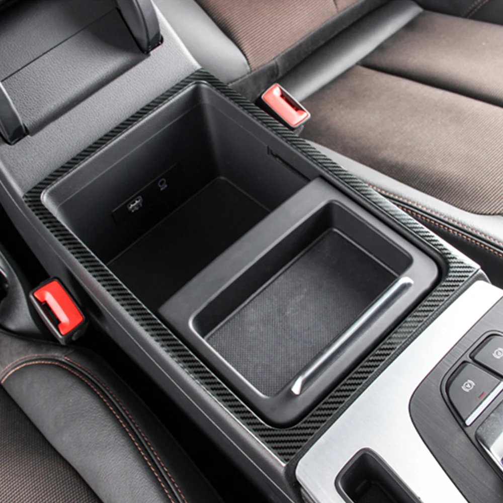 Для Audi Q5 FY аксессуары для салона автомобиля Передняя коробка переключения передач держатель чашки панель кольцо рамка накладка наклейка хром