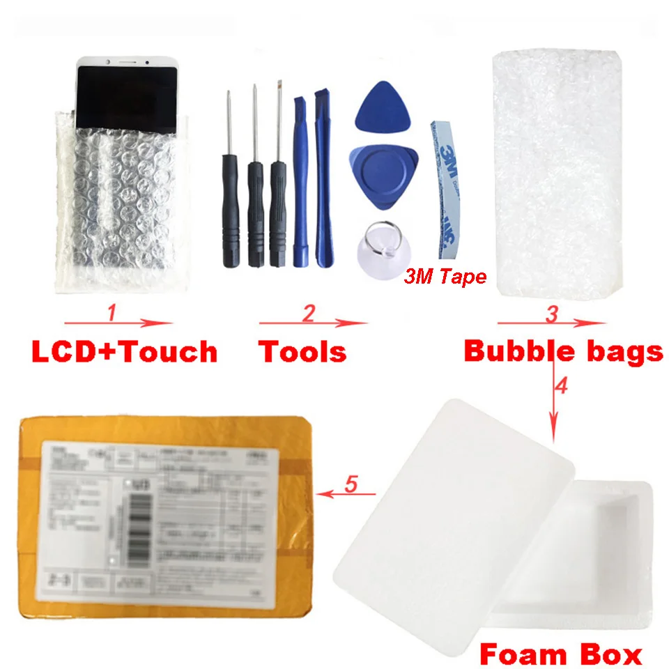 5 0 дюймовый сенсорный экран Для DOOGEE F3 Pro дигитайзер запасная часть Аксессуары для