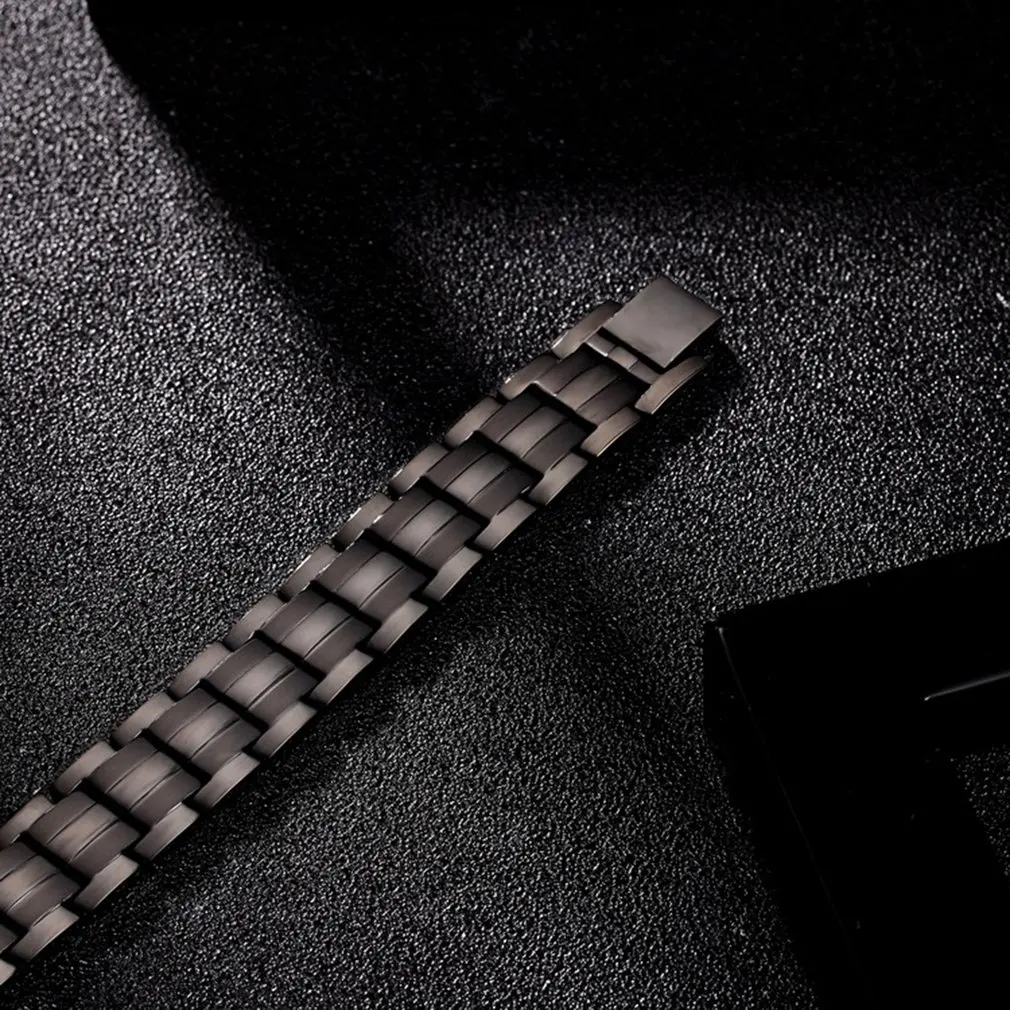 Мода 2018 браслет из нержавеющей стали мужской двухрядный магнитный pulseira feminina bileklik