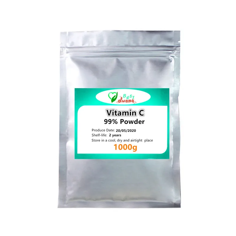 

50g-1000g Ascorbic Acid Food Grade 99% Vitamin C powder,Detox,Antioxidant,Free Shipping