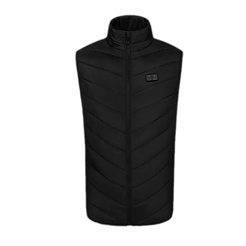 

Motorcycle Heating Vest Men 8 Areas Fever Winter USB Electrical Heated Sleevless Jacket Travel Outdoor Cycing