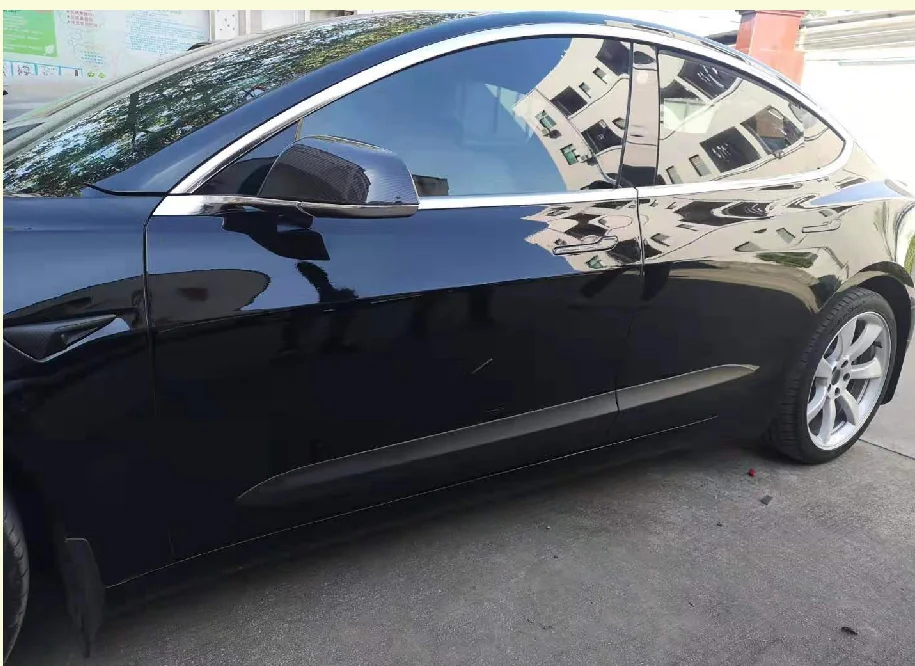 Накладка на дверь из углеродного волокна для кузова автомобиля декоративная