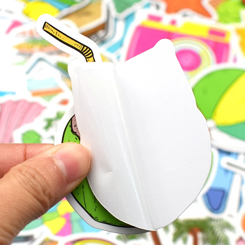 

50pcs Car Personality Sticker Summer Style Graffiti Stickers Laptop Skateboard Guitar Auto Motorcycle Body Graffiti Sticker