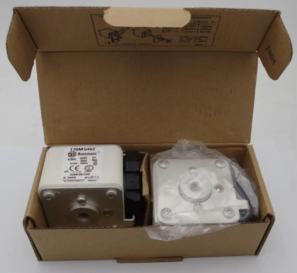 Новый оригинальный высокоскоростной квадратный корпус предохранителя 170M5462 630A