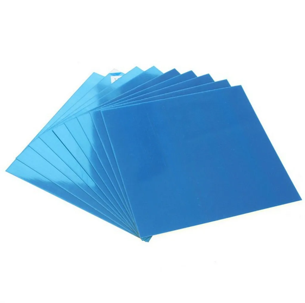 

9PCS Mirror Sticker Adhesive Decoration Square Mirror Surface Film Wall Stickers Adhesive Decoration 15 CM X 15 CM #Y10