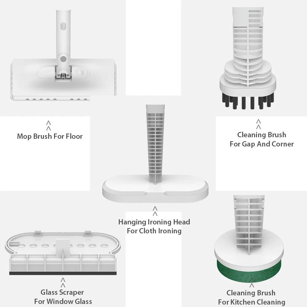 Deerma очиститель паровой полностью бытовой пылесос ткань глажка с 5 кистями для