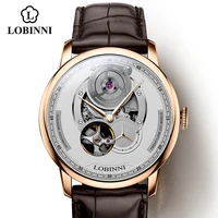 lobinni men skeleton watch for switzerland luxury brand men mechanical watches leather sapphire rel%c3%b3gio masculino waterproof 50m