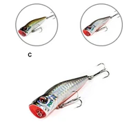 8 5g popper lure easy usage bright color spinner baits topwater floating minnow fishing lure for saltwater fishing lure