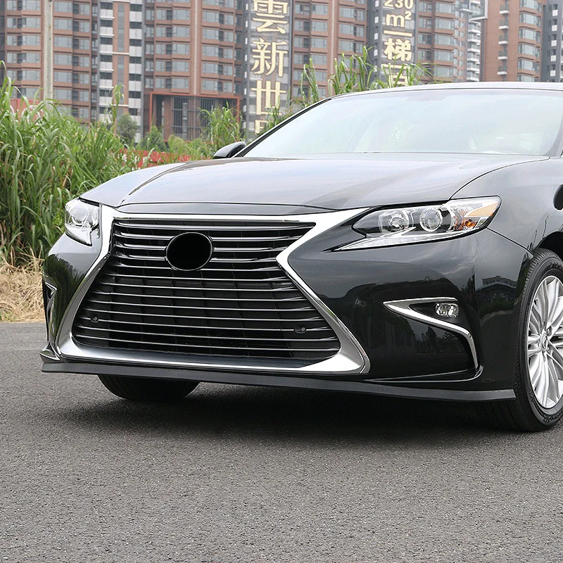 Lsrtw2017 для Lexus Es ES200 250 300h 350 прокладка переднего бампера автомобиля Защита от столкновений аксессуары для формовки интерьера - Название цвета: black