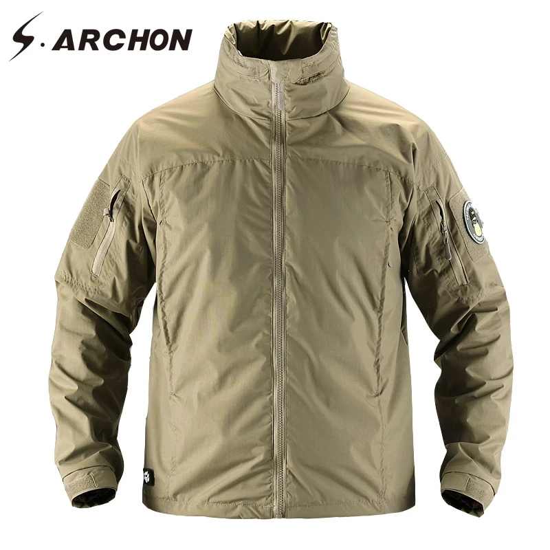 New Lightweight Combat Military Tactical Jackets Men Waterproof Breathable Bomber Jackets Casual Soft Army Coats