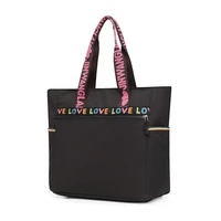 fast fashion waterproof oxford duffle large capacity women travel shoulder valise womens handbags shopping bags
