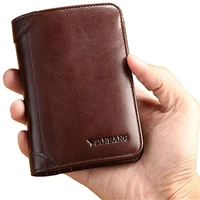 manbang for drop shippping classic style wallet genuine leather men wallets short male purse card holder wallet men fashion