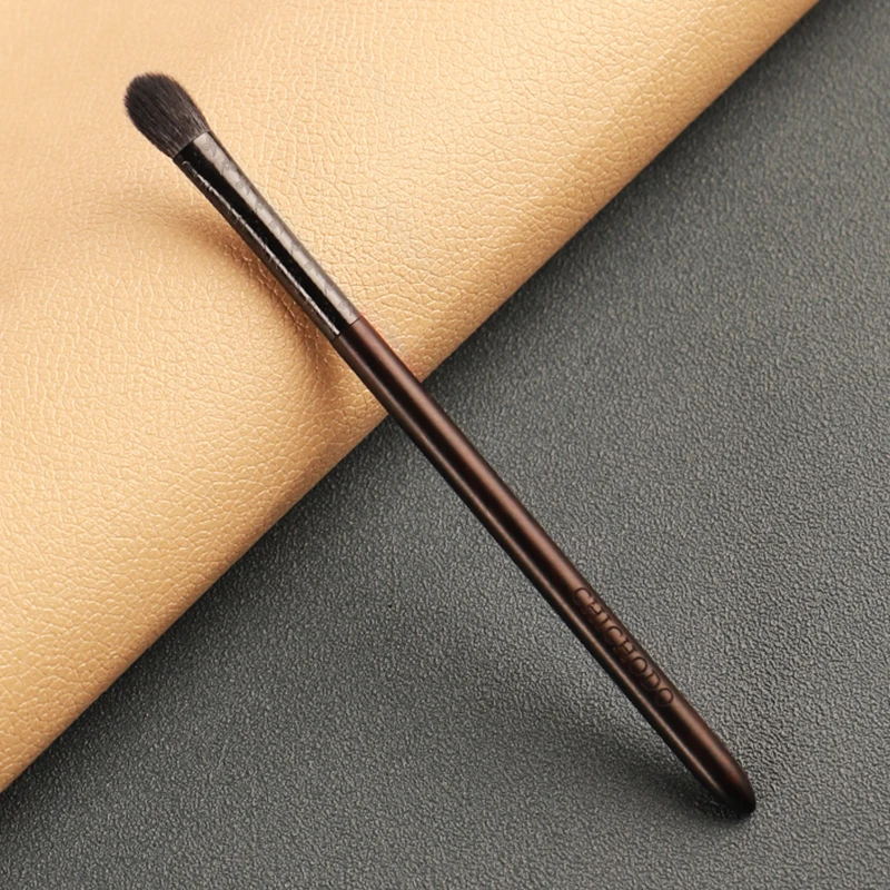CHICHODO Кисть для макияжа-2021 Новая роскошная вырезанная из черного дерева серия животных волос-Козья кисть для век-Косметические кисти и красота-E108