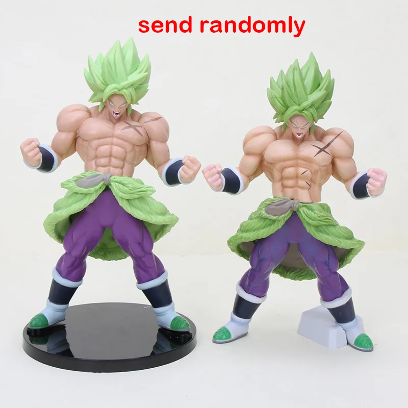 broly opp bag 24 см для костюмированной вечеринки по японскому аниме «Драконий жемчуг зет Супер Saiya рыжие волосы Гоку Choukokubuyuuden BROLY Статуя Рисунок Broli Коллекция игрушечных кукол подарки - Цвет: broly opp bag