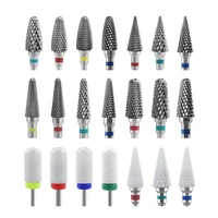nail drill bit carbide rotary burr nozzle for manicure electric milling cutter for manicure machine milling cutter for nail tool