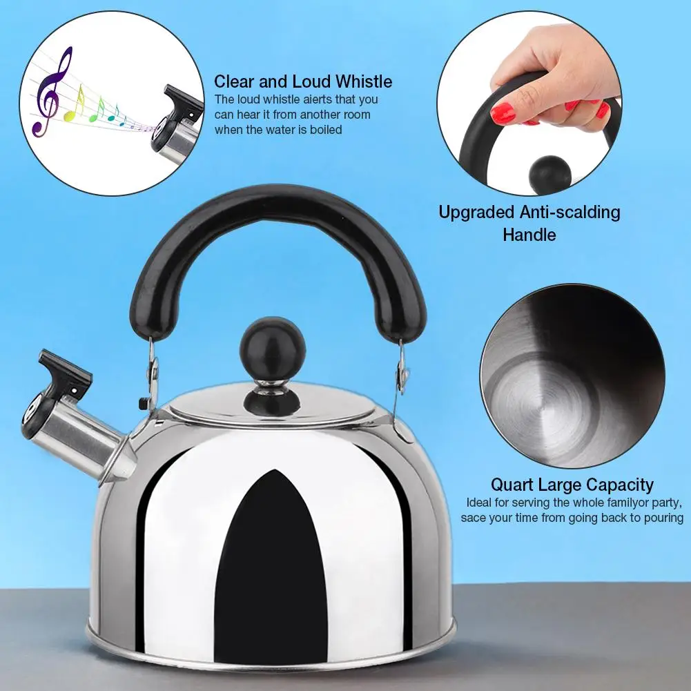 Чайник со свистком для газовой плиты чайник чая из нержавеющей стали бутылка