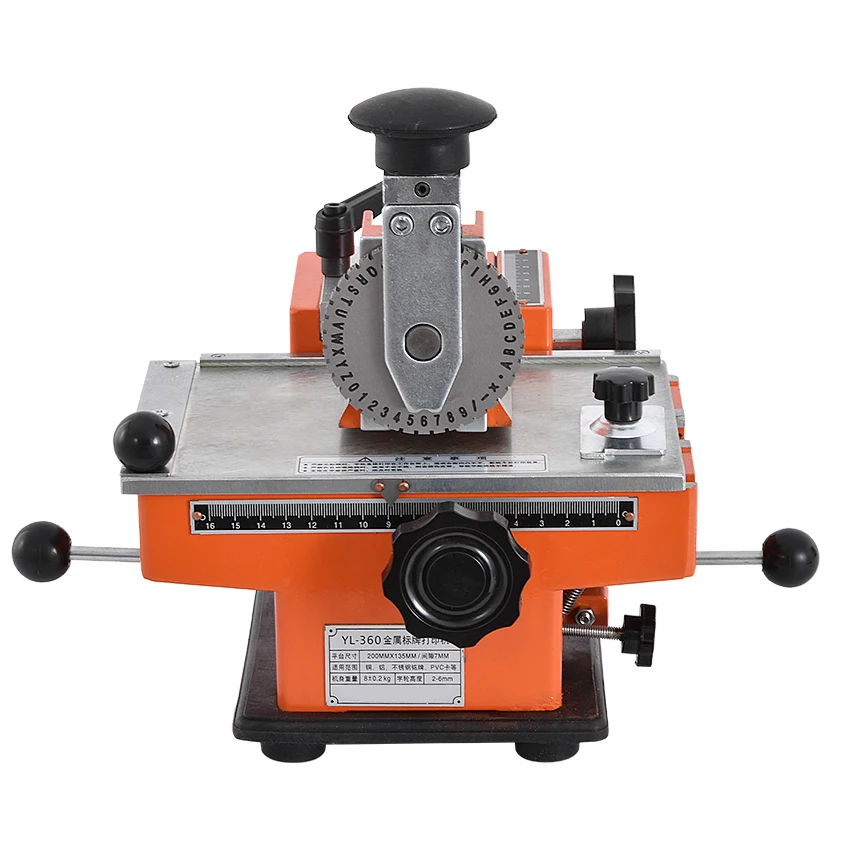 YL 360 ручная маркировочная машина полуавтоматическая для маркировки алюминия