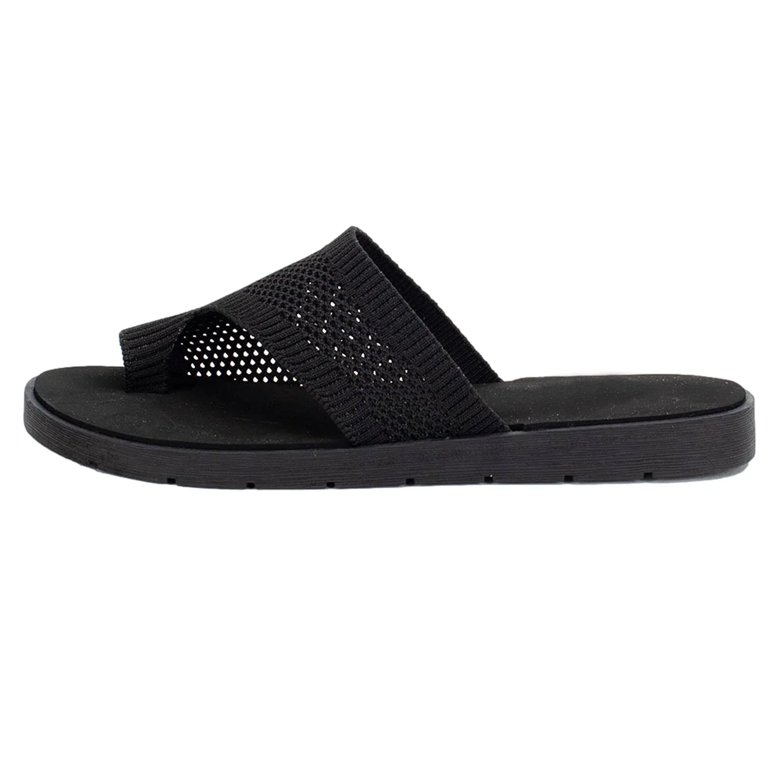 

Women flip flop woven Summer Sandals cover toe Casual Beach Open-Toe stretch flat Shoes breathable flip flops lady slippers