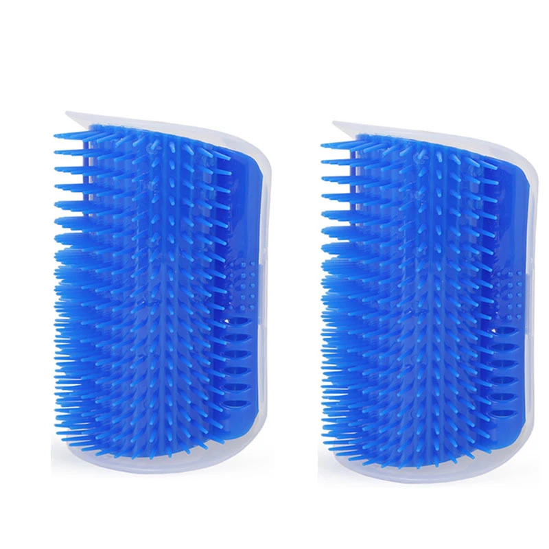 Pet Products for Cats Brush Corner Cat Massage Self Groomer Comb with Catnip Rubs The Face A Tickling | Дом и сад