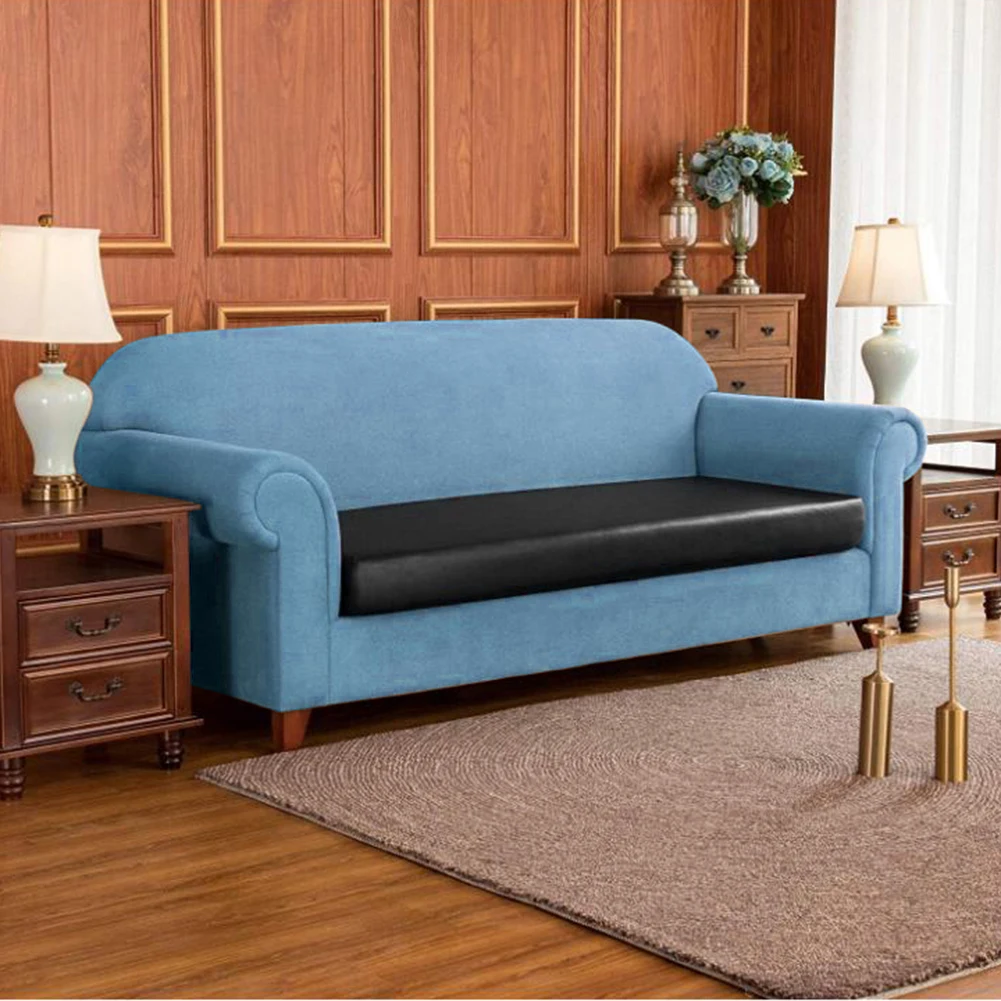 Эластичный чехол из искусственной кожи для диванной подушки водонепроницаемый