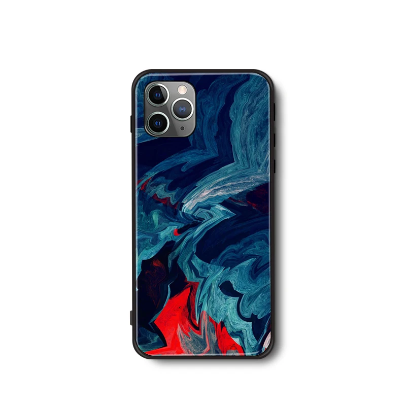 Силиконовый чехол для Iphone11 вулканический камень мягкий xs max защита от падения 8
