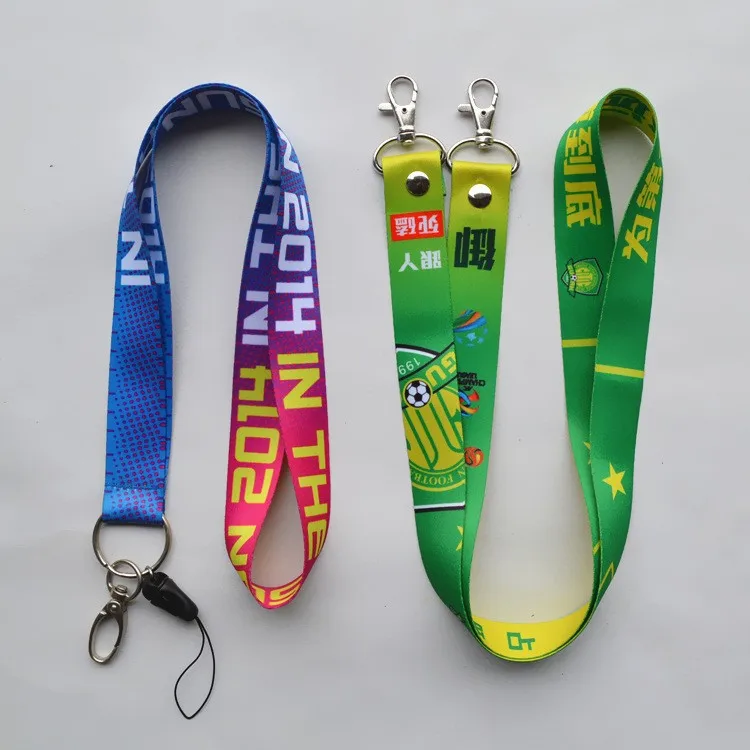Новый индивидуальный дизайн рекламный шнурок с логотипом напечатанный шейный