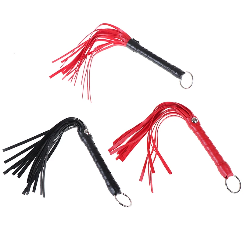 1 шт. 12 5 дюймов плетка из кожи и ПУ с кисточкой ручка лопатка шлепалка рассеянного