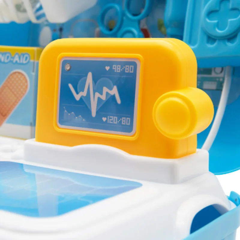 17 Pcs Children Pretend Play Doctor Toy Set Portable Backpack Medical Kit Kids Educational Role Classic Toys Xmas Gifts | Игрушки и