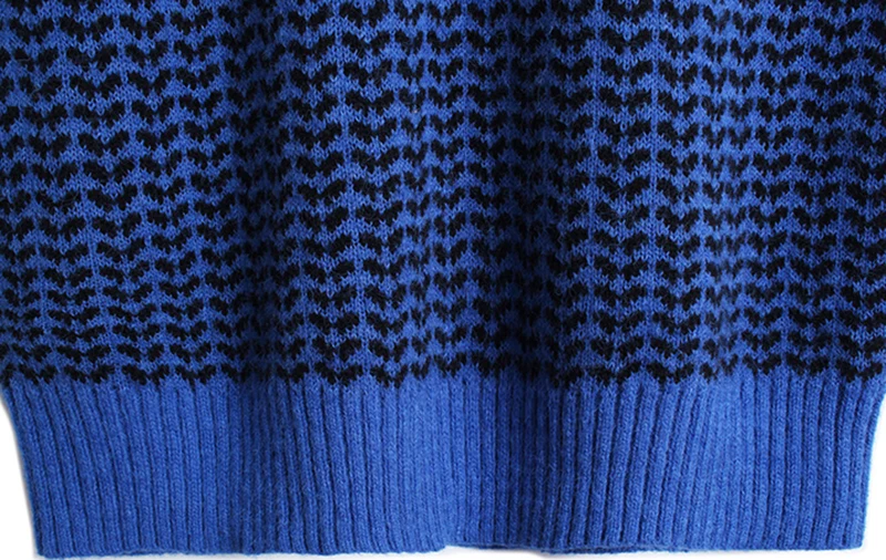 

Sweater Big Size Loose Fit Half High Collar Knitting Sleeveless Women Pullovers New Fashion Autumn Winter 2021 1DD3930