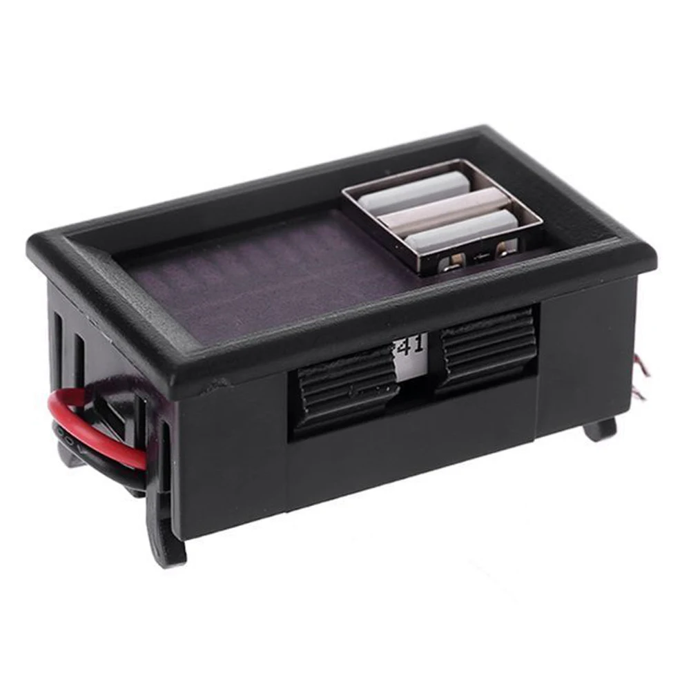 12V светодиодные энергосберегающие Напряжение Батарея Панель измеритель с цифровым дисплеем прочный низкий нагрев автомобильный вольтметр мотоцикл с двумя USB портами