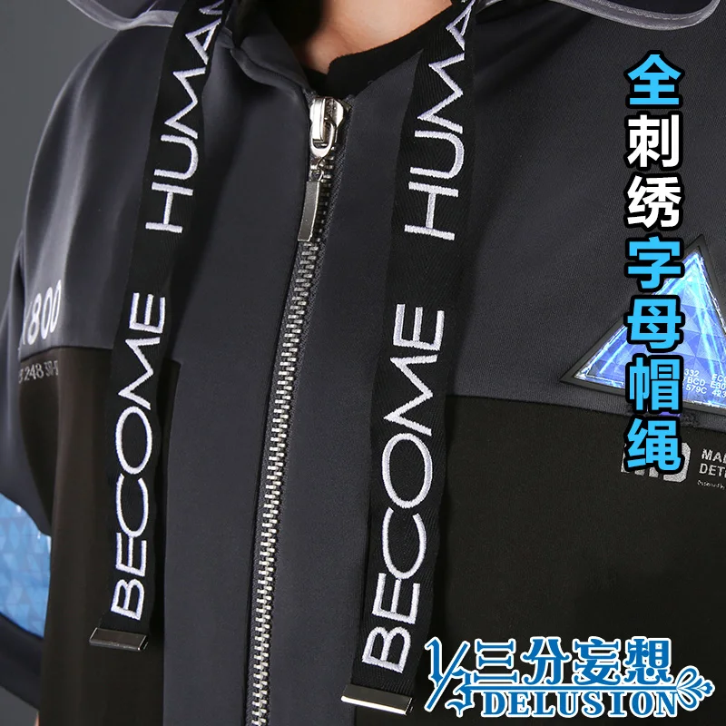 AGCOS Детройт: стать человеком аниме Коннор RK800 и RK900 косплей костюм куртка пальто