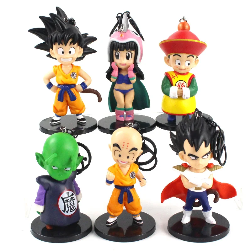 Экшн-фигурка из м/ф Драконий жемчуг Z 6 шт./компл. 11-12 см Аниме Сон ДБЗ Гоку гохань
