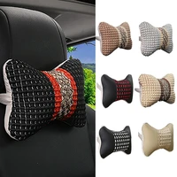 60hotcreative 3d bone shape filled car neck pillow headrest upholstery gift universal headrest back cushion fits all vehicles