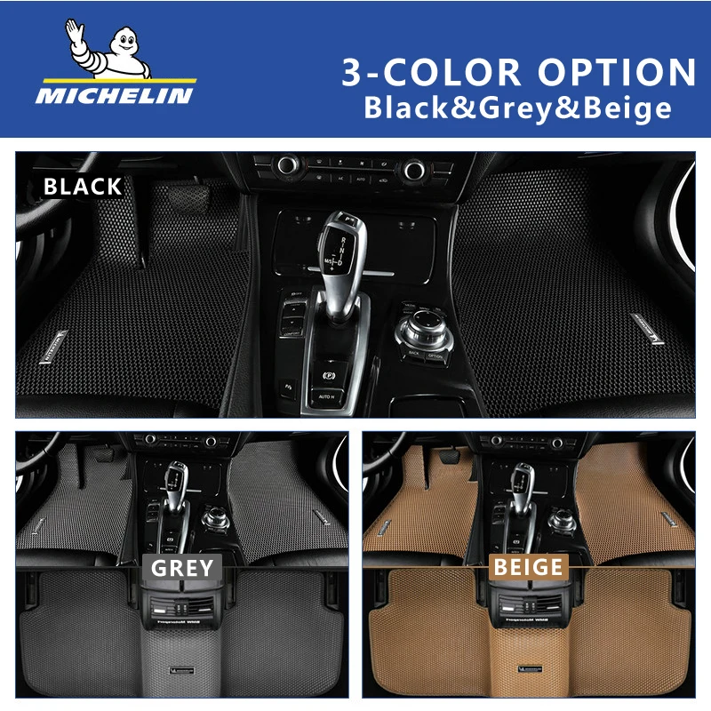 Сотовый двухслойный дизайнерский автомобильный коврик скрывает грязь EVA ковер