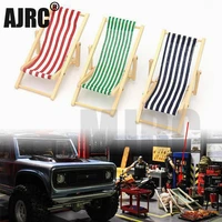 1pcs simulation wood fold beach chair for 110 rc crawler car trx4 defender bronco rc4wd d90 d110 axial scx10 90046 rr10 trx 6