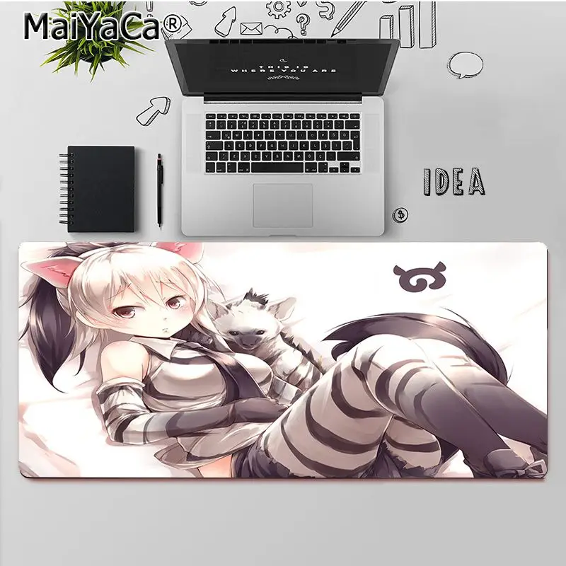 

MaiYaCa Top Quality Kemono Friends African Wild Dog Beautiful Anime Mouse Mat Free Shipping Large Mouse Pad Keyboards Mat