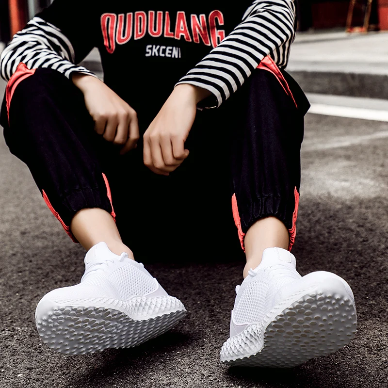 Новая летняя мужская обувь спортивная классическая дышащая с низким вырезом для