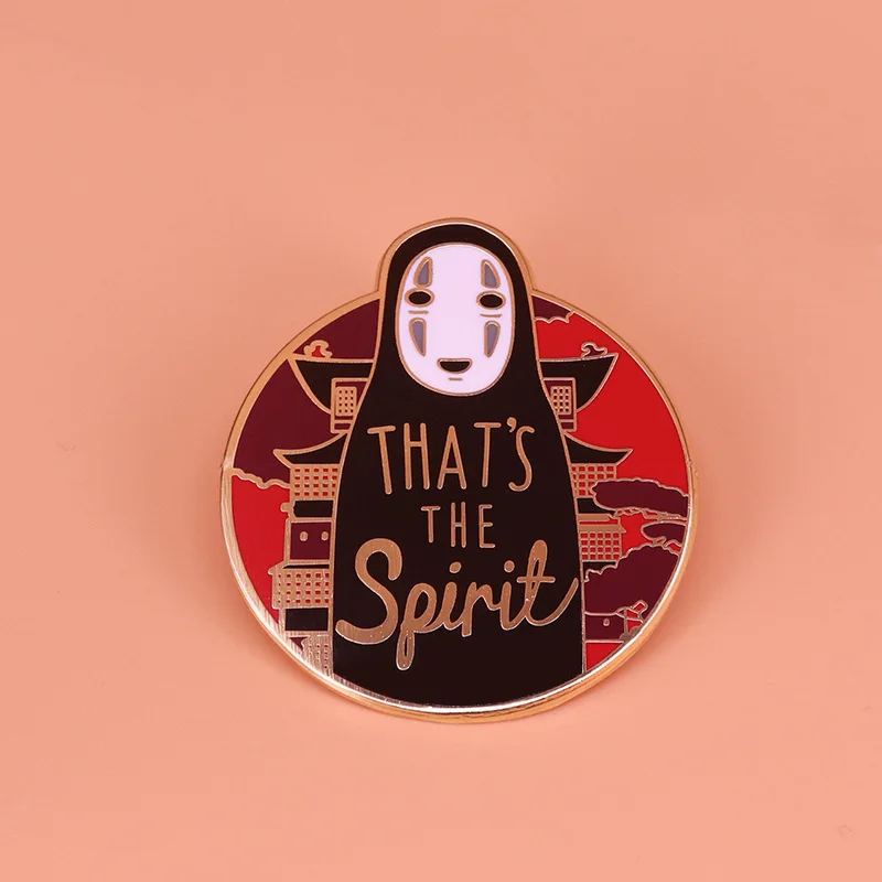 Брошь с эмалью в виде знака из японских комиксов