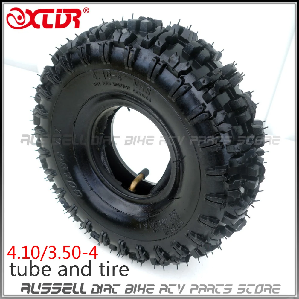 4,10/3,50-4 410/350-4 ATV Quad Go Kart 47cc 49cc массивные 4,10-4 шины внутренняя труба подходит для всех моделей 3,50-4 4"