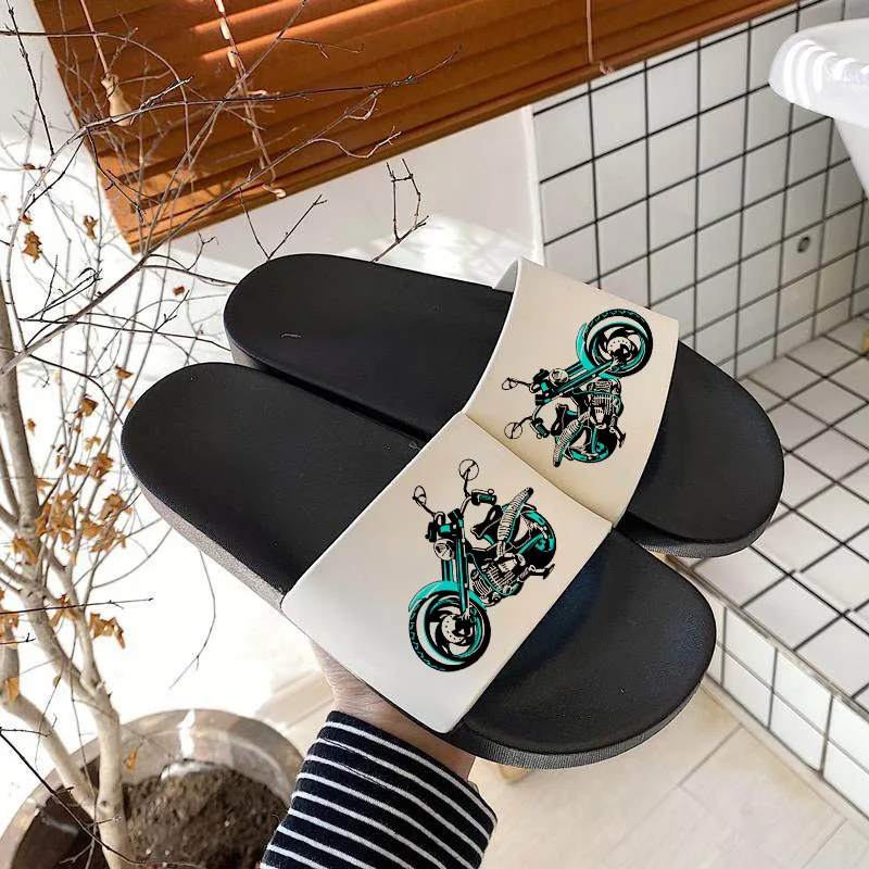 

2021 Summer Women Shoes Flat Home Slippers Bathroom Slides on Sandals Open Toe Flip Flops Female Indoor Anti-slip Sandalias