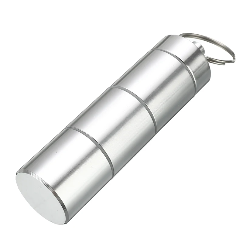92X25mm Портативная герметичная Медицинская бутылка из нержавеющей стали, анти-давление, водонепроницаемый, для путешествий, чехол для таблеток, металлический медицинский Stronge Box - Цвет: 92X25mm