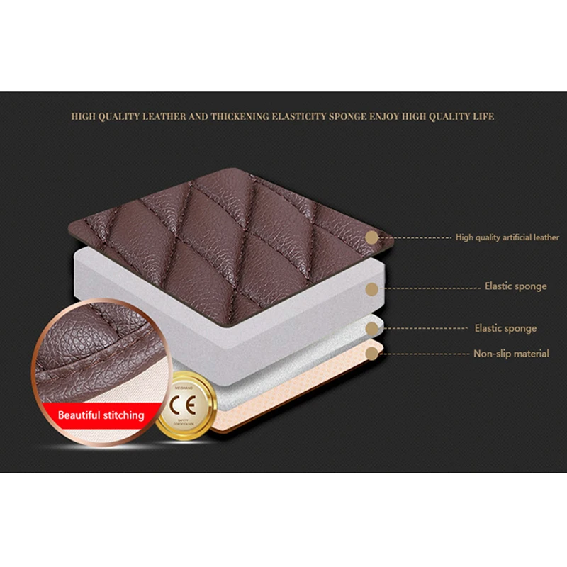 Универсальный кожаный коврик для автомобильного сиденья Hover H1 H2 H3 H5 H6 H8 H9 M1 M2 M4